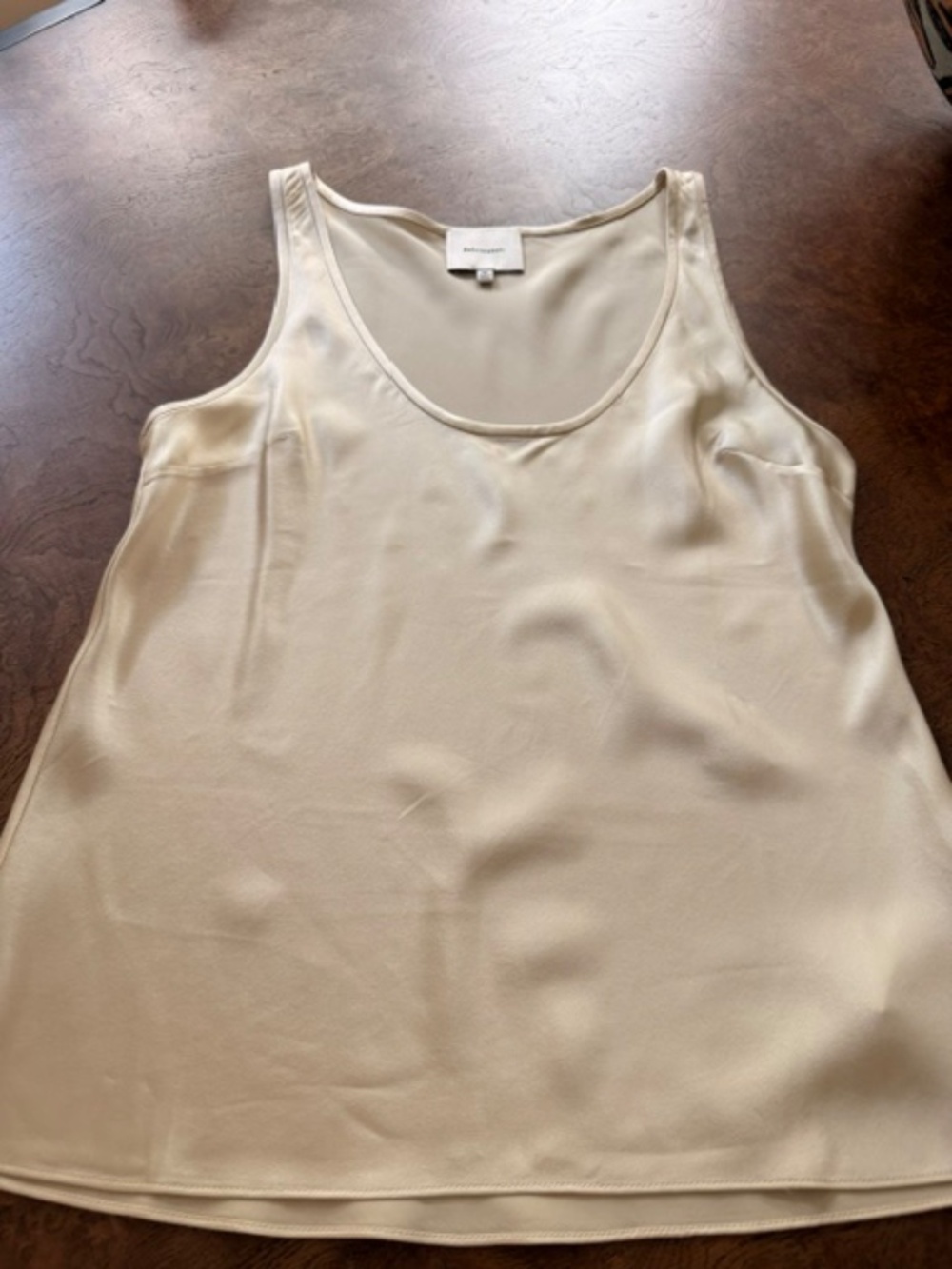 Reformation Veya Silk Top Ivory - Size M - Picture 2 of 5